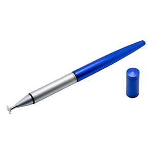 （まとめ）ミヨシ ターゲットポイントタッチペン ブルー STP-12／BL【×2セット】 - 拡大画像