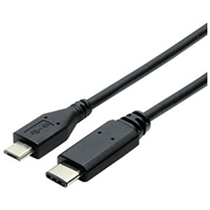 （まとめ）ミヨシ USB2.0ケーブル C-microBコネクタ 1m 黒 USB-CM210／BK【×3セット】 - 拡大画像