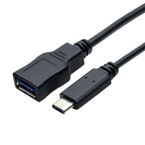 (まとめ)ミヨシ USB3.1変換ブラック C-Aコネクタ 0.15m 黒 USB-CA3/BK【×3セット】 商品画像