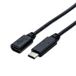 （まとめ）ミヨシ USB2.0変換ブラック C-microBコネクタ 0.15m 黒 USB-CM2／BK【×3セット】