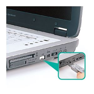 (まとめ)サンワサプライ USBコネクタ取付けセキュリティ SL-46-W【×2セット】 - 拡大画像