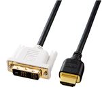 (まとめ)サンワサプライ HDMI-DVIケーブル KM-HD21-10K【×2セット】