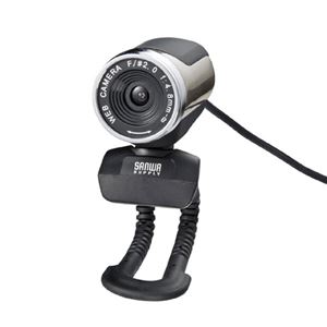 サンワサプライ WEBカメラセット(200万画素、シルバー) CMS-V30SETSV 商品写真