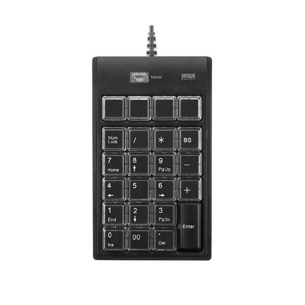 (まとめ)サンワサプライ プログラマブルテンキー NT-19UH2BK【×2セット】f00