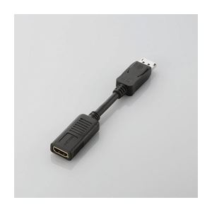 エレコム DisplayPort-HDMI変換アダプタ AD-DPHBK - 拡大画像