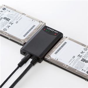 サンワサプライ HDDコピー機能付きSATA-USB3.0変換ケーブル USB-CVIDE4 - 拡大画像