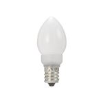 (まとめ)YAZAWA ローソク形LEDランプ電球色E12ホワイト LDC1LG23E12W【×10セット】