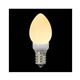 (まとめ)YAZAWA ローソク形LEDランプ電球色E12ホワイト LDC1LG23E12W【×10セット】 - 縮小画像2