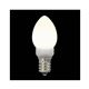 (まとめ)YAZAWA ローソク形LEDランプ昼白色E12ホワイト LDC1NG23E12W【×10セット】 - 縮小画像2