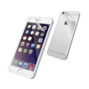 (まとめ)エレコム iPhone 6 Plus用フィルム/スムース高光沢・背面付 PM-A14LFLSTGW【×5セット】 - 拡大画像