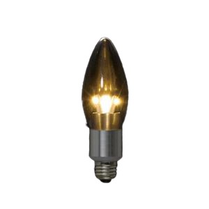 (まとめ)YAZAWA シャンデリア形LED電球4W電球色E26 LDC4LG37【×2セット】 - 拡大画像