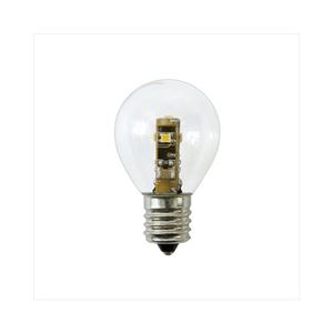 (まとめ)YAZAWA S35形LEDランプ電球色E17クリア LDA1LG35E173【×5セット】