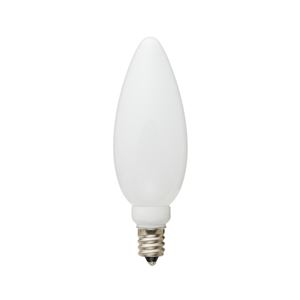 (まとめ)YAZAWA C32形LEDランプ電球色E12ホワイト LDC1LG32E12W3【×5セット】 - 拡大画像