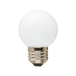 (まとめ)YAZAWA G50形LEDランプ電球色E26ホワイト LDG1LG50W3【×5セット】 - 拡大画像