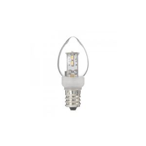 (まとめ)YAZAWA ローソク形LEDランプ電球色E12クリア LDC1LG23E12【×10セット】 - 拡大画像