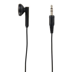 (まとめ)YAZAWA インナーイヤー型片耳イヤホン1Mステレオプラグ ブラック TMS1071BK【×10セット】 商品画像