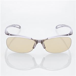 (まとめ)エレコム ブルーライト対策眼鏡“PC GLASSES"(65%カット) OG-YBLP01GY【×2セット】 - 拡大画像