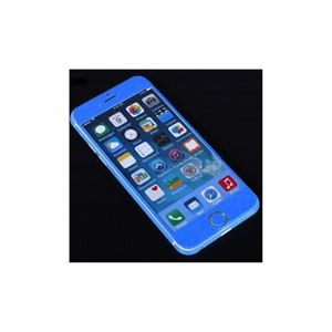 (まとめ)ITPROTECH 全面保護スキンシール for iPhone6Plus/ブルー YT-3DSKIN-BL/IP6P【×10セット】 - 拡大画像