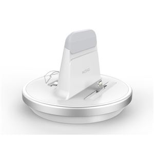 サンコー 肉厚ケースカバー対応充電スタンド for iPhone/iPad (ホワイト) MFIPHN6W - 拡大画像