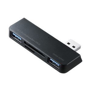 サンワサプライ SurfacePro専用カードリーダー付USBハブ ADR-3SSDUBKK 商品写真