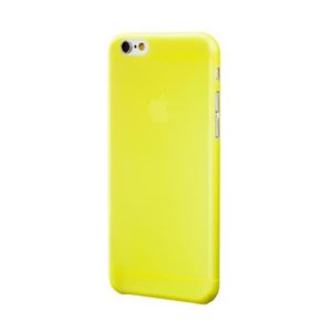 (まとめ)SwitchEasy 0.35 for iPhone 6s/6 Ultra Slim Yellow AP-21-126-22【×3セット】 - 拡大画像