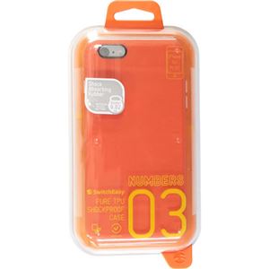(まとめ)SwitchEasy Numbers for iPhone 6S/6 plus Sunlit Tangerine AP-22-112-16【×3セット】 - 拡大画像