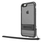 (まとめ)SwitchEasy 落下時衝撃吸収 Play for iPhone 6s/6 Plus TPU Bumper + PC Liner With Viewing Stand Ultra Black AP-22-115-19【×2セット】