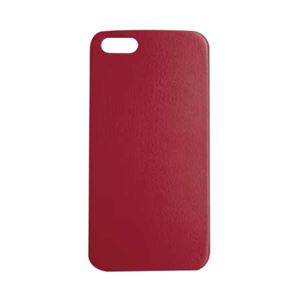 (まとめ)ZULA 1.3mmPUレザーケース iPhone6s RED ZL0063s【×3セット】 - 拡大画像