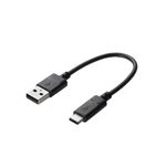 (まとめ)エレコム USB2.0ケーブル(認証品、A-C) MPA-AC01NBK【×3セット】