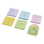 (まとめ)エレコム Blu-ray・CD・DVD対応不織布ケース タイトルカード CCD-NIWB120ASO【×5セット】