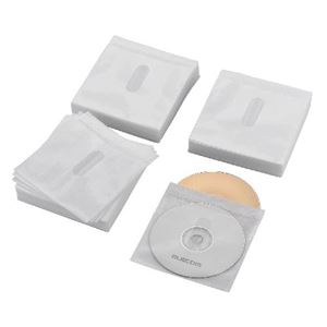 (まとめ)エレコム Blu-ray・CD・DVD対応不織布ケース タイトルカード CCD-NIWB240WH【×5セット】 - 拡大画像