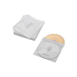(まとめ)エレコム Blu-ray・CD・DVD対応不織布ケース タイトルカード CCD-NIWB60WH【×10セット】 - 拡大画像