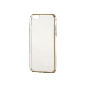 (まとめ)エレコム iPhone6s/6 TPUサイドメッキ ゴールド PM-A15UCMGD【×3セット】 - 拡大画像