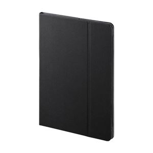 (まとめ)サンワサプライ iPadmini4スリムフラップケース(ブラック) PDA-IPAD77BK【×2セット】 商品画像