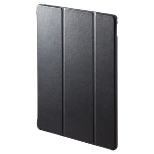 サンワサプライ iPadProソフトレザーケース(ブラック) PDA-IPAD87BK - 拡大画像