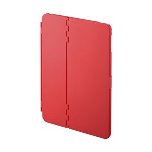 (まとめ)サンワサプライ iPadmini4ハードケース(スタンドタイプ・レッド) PDA-IPAD74R【×2セット】 商品写真