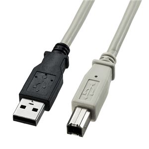 (まとめ)サンワサプライ USB2.0ケーブル KU20-1K【×5セット】 - 拡大画像