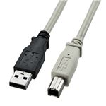 (まとめ)サンワサプライ USB2.0ケーブル KU20-1K【×5セット】