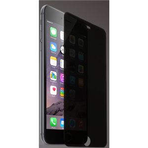 (まとめ)ITPROTECH 強化ガラスフィルム のぞき見防止タイプ For iPhone6 Plus YT-GFILM-FPP/IP6P【×5セット】 - 拡大画像