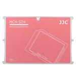 (まとめ)エツミ JJC メディアホルダー SDカード4枚用 レッド JJC-SD4RD【×5セット】