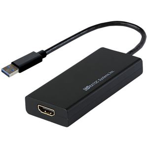 ラトックシステム 4K対応 USB3.0 マルチディスプレイアダプター (HDMIモデル) REX-USB3HD-4K - 拡大画像