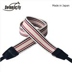 (まとめ)Swimming Fly カメラストラップ トリコロール SFN-054【×2セット】