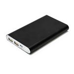 (まとめ)日本トラストテクノロジー Mobile Power Bank 8000 ブラック MPB-8000BK【×2セット】