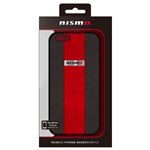 NISSAN 公式ライセンス品 NISMO RED STRIPE LEATHER HARD CASE iPhone6 PLUS用 NM-P55S5BK