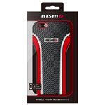 NISSAN 公式ライセンス品 NISMO LEATHER ＆CARBON PATTERN HARD CASE iPhone6 PLUS用 NM-P55S8BK