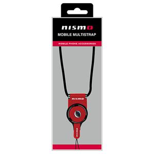 (まとめ)NISSAN 公式ライセンス品 NISMO MOBILE MULTI STRAP RED NMNP-FSRD【×2セット】 - 拡大画像