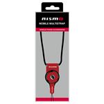 (まとめ)NISSAN 公式ライセンス品 NISMO MOBILE MULTI STRAP RED NMNP-FSRD【×2セット】