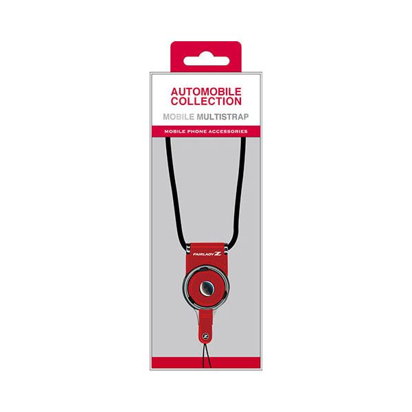 (まとめ)NISSAN 公式ライセンス品 FAIRLADY Z MOBILE MULTI STRAP RED NZNP-FSRD【×2セット】f00