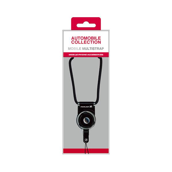 (まとめ)NISSAN 公式ライセンス品 FAIRLADY Z MOBILE MULTI STRAP BLACK NZNP-FSBK【×2セット】f00