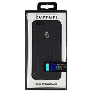 FERRARI 公式ライセンス品 F12 Hard Case Black iPhone6 用 FEF12HCP6BL - 拡大画像